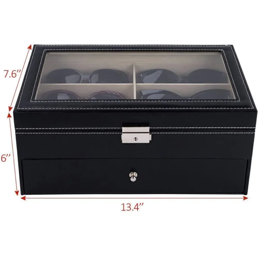 Leather Sunglasses Organizer